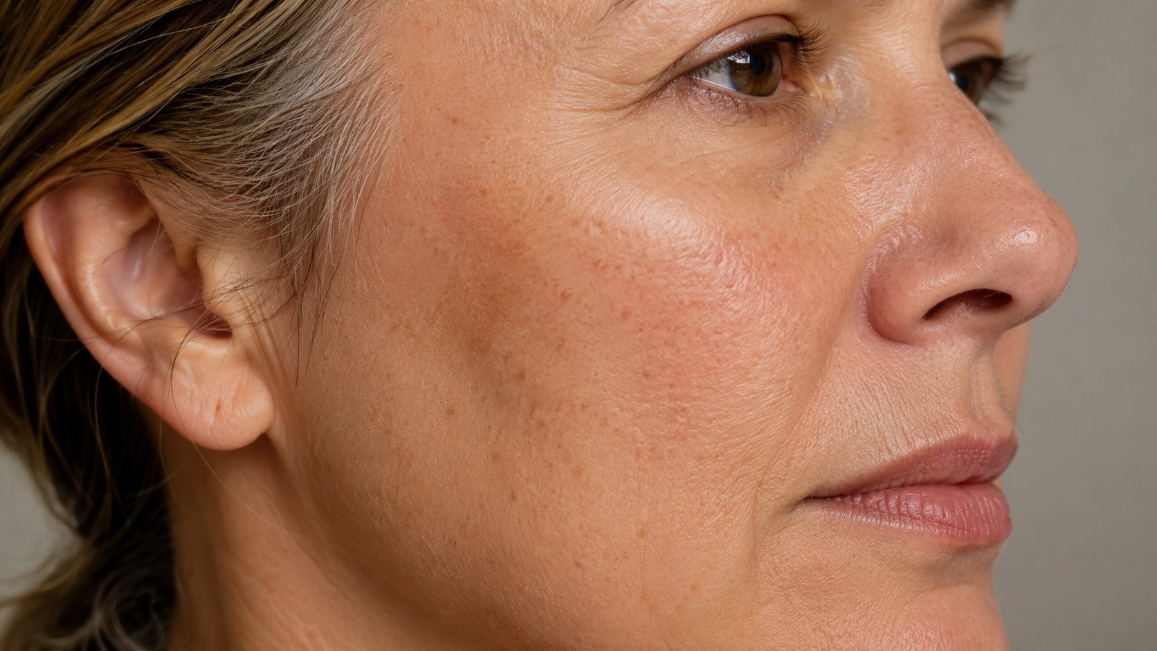 Skin texture changes after 40